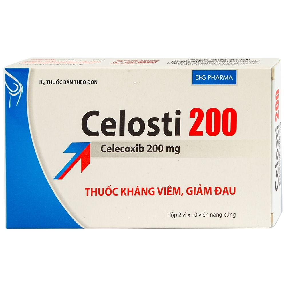 Hình ảnh Thuốc Celosti 200 DHG điều trị thoái hóa khớp, viêm khớp dạng thấp (2 vỉ x 10 viên)