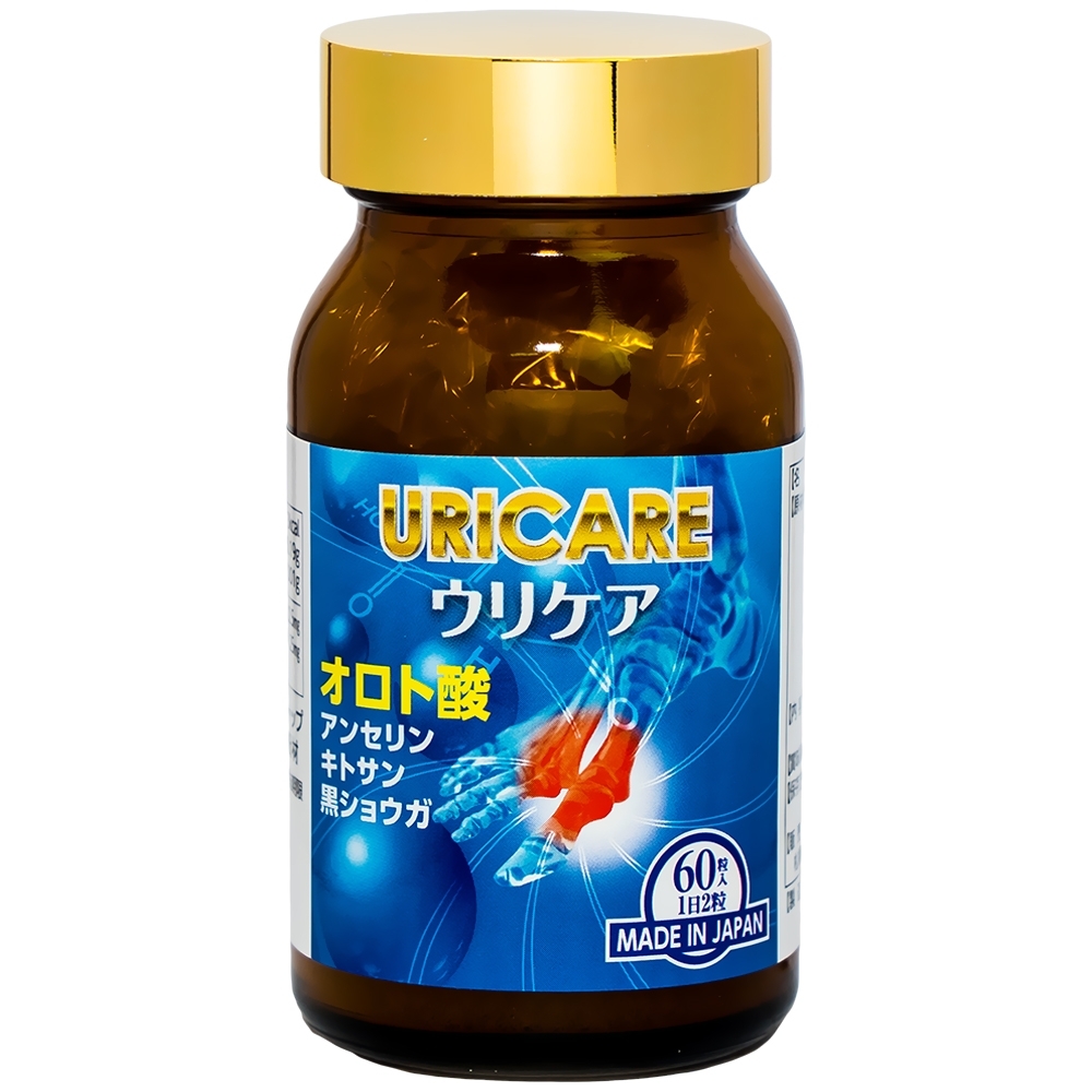 Hình ảnh Viên uống Uricare Jpanwell giúp giảm axit uric trong máu (60 viên)