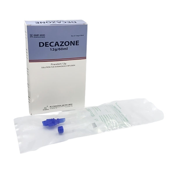 Hình ảnh Thuốc Decazone 12g/60ml Amvipharm điều trị chứng run co giật do vỏ não (60ml)