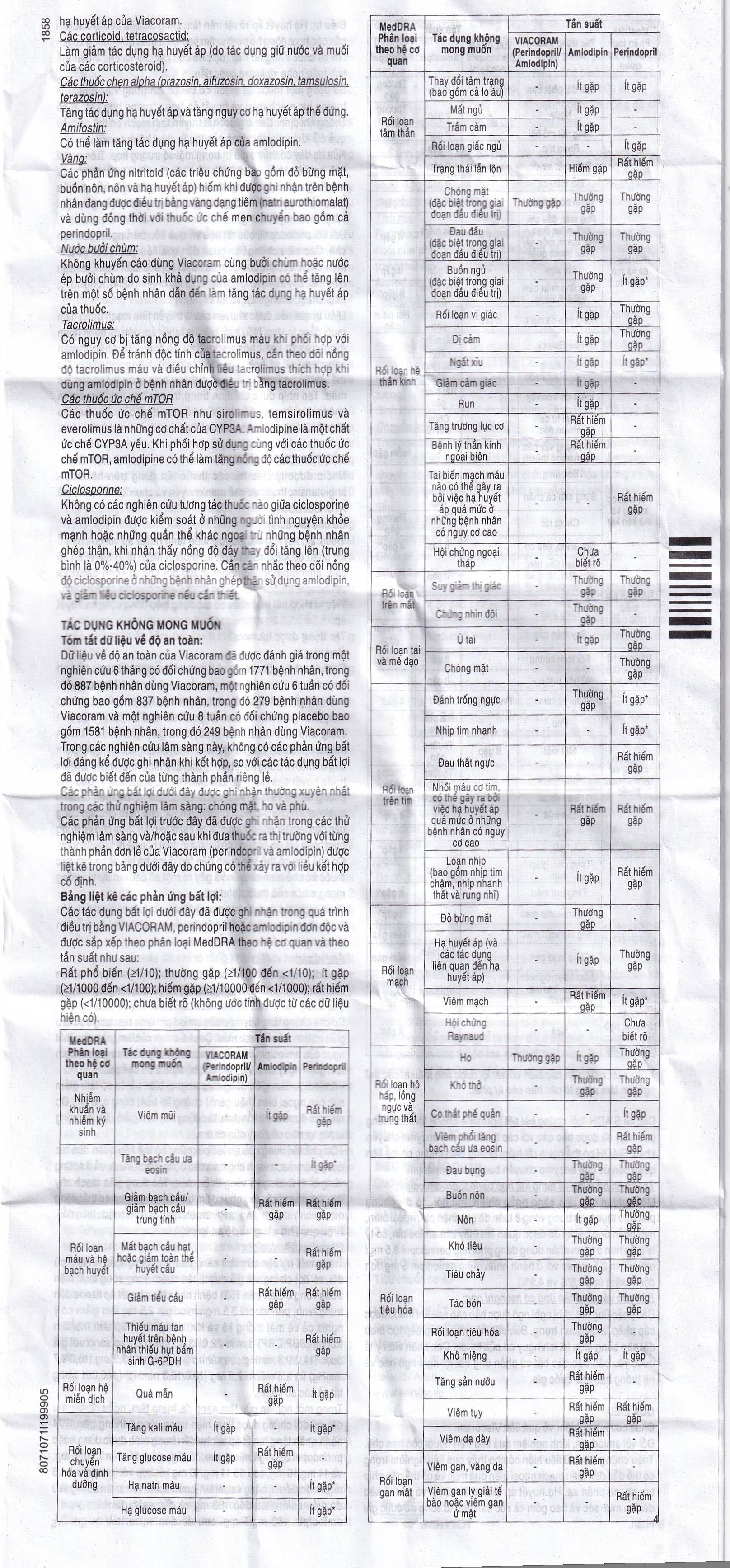 Hình ảnh Thuốc Viacoram 3.5mg/2.5mg Servier điều trị tăng huyết áp vô căn (30 viên)