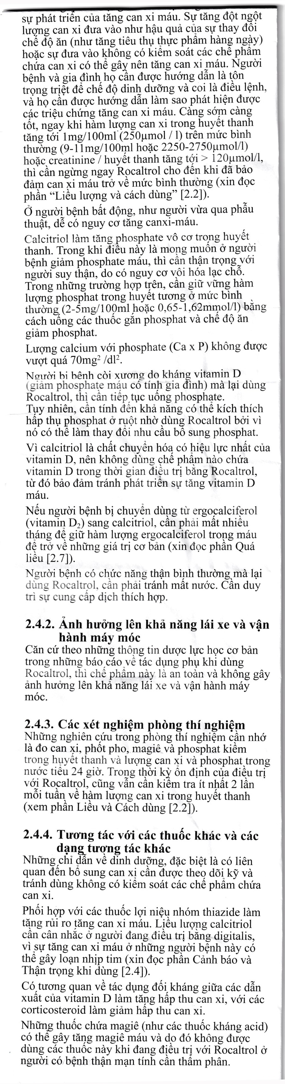 Hình ảnh Thuốc Rocaltrol 0.25mcg Catalent điều trị chứng loãng xương sau mãn kinh (30 viên)