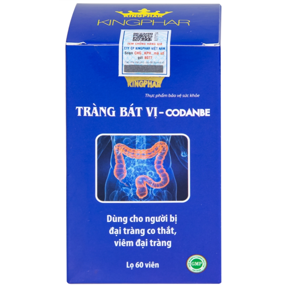 Hình ảnh Viên uống Tràng Bát Vị-Codanbe Kingphar dùng cho người bị đại tràng co thắt, viêm đại tràng (60 viên)