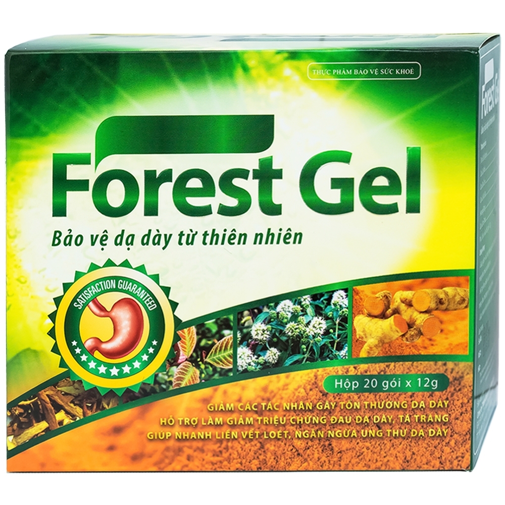 Hình ảnh Gel Forest Napharco giảm các tổn thương dạ dày, tá tràng (20 gói x 12g)