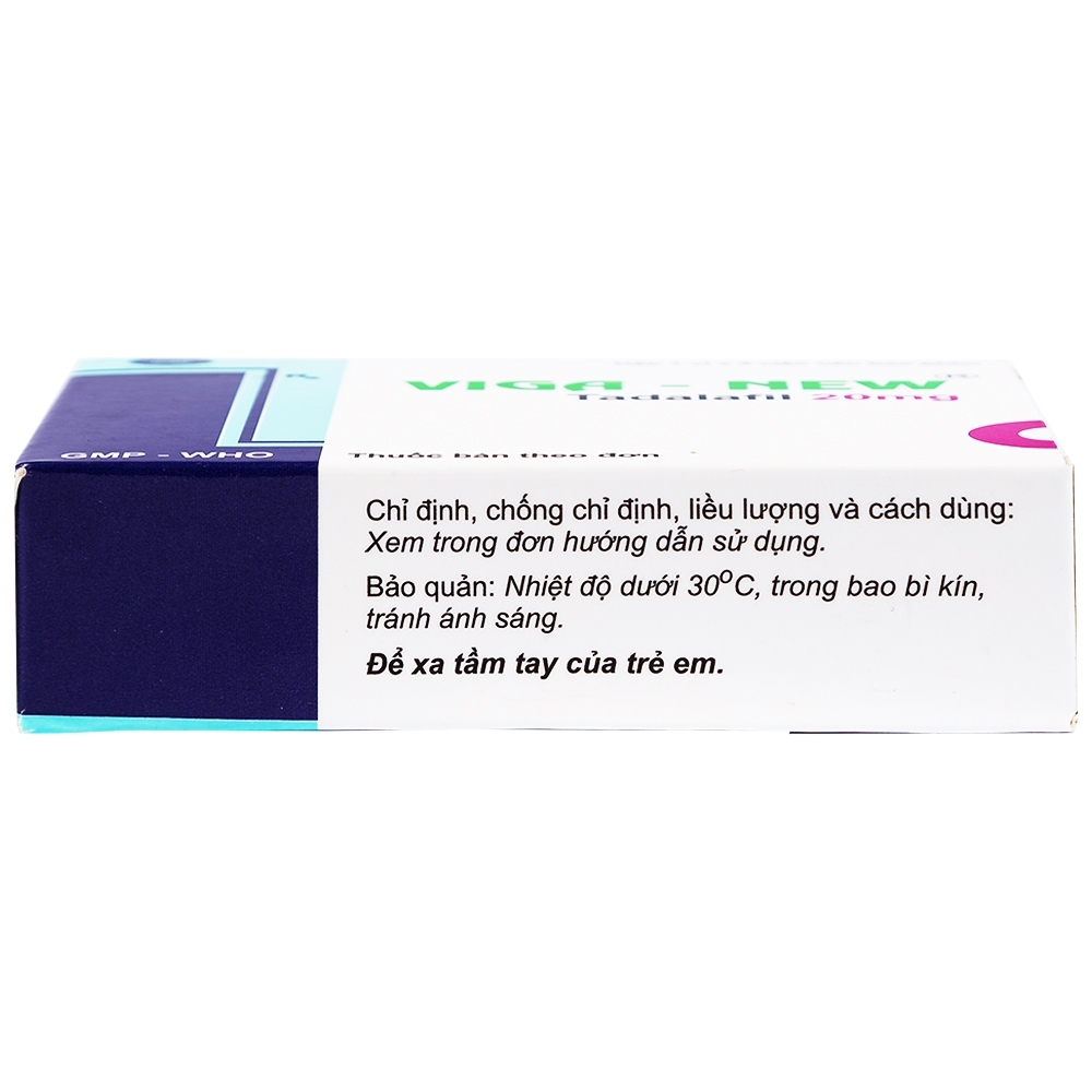 Hình ảnh Thuốc Viga-New 20mg Armephaco điều trị rối loạn cương dương (1 vỉ x 4 viên)