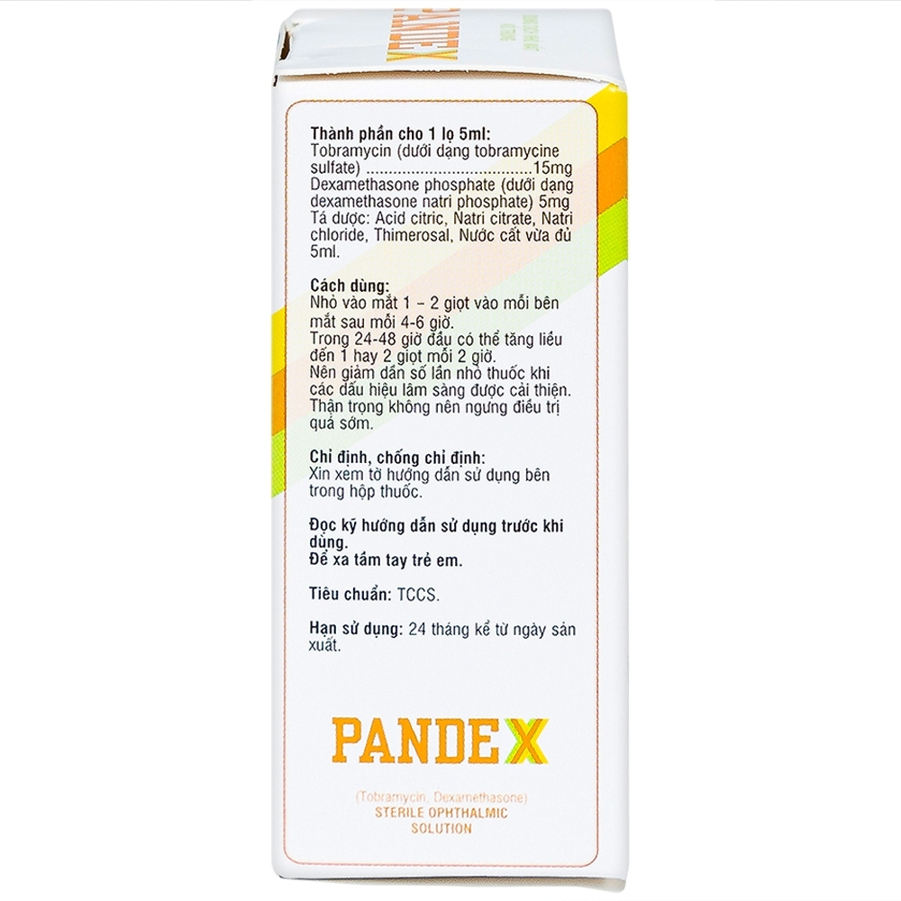 Hình ảnh Thuốc nhỏ mắt Pandex DK Pharma điều trị viêm mắt (5ml)