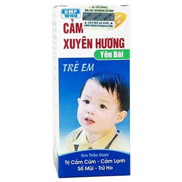 Hình ảnh Siro thảo dược Cảm Xuyên Hương Yên Bái điều trị cảm cúm, cảm lạnh (60ml)