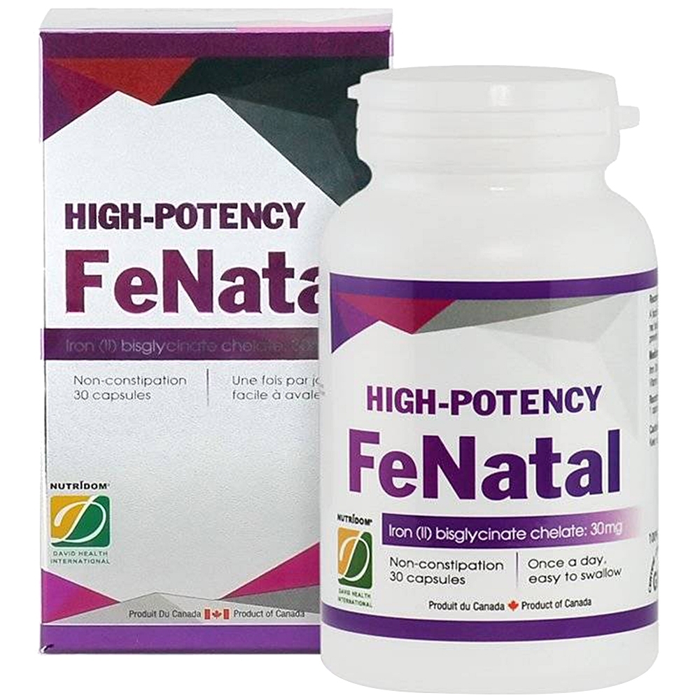 Hình ảnh Viên uống FeNatal Nugale Pharmaceutical ngừa thiếu máu do thiếu sắt (30 viên)