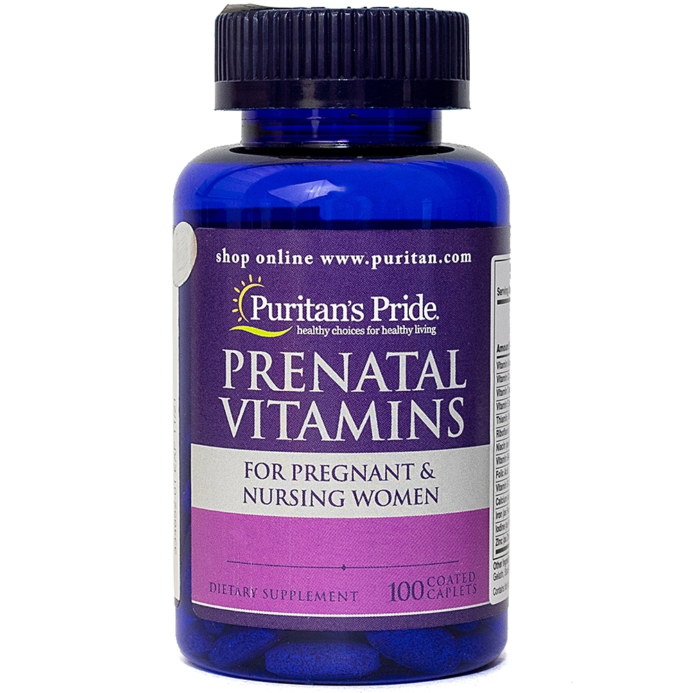 Hình ảnh Viên nén Prenatal Vitamins bổ sung vitamin và khoáng chất cần thiết cho phụ nữ mang thai (100 viên)