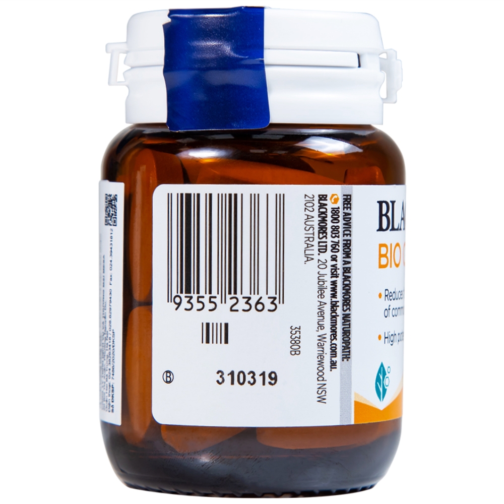 Hình ảnh Viên uống Blackmores Bio C 1000mg bổ sung vitamin C, tăng cường sức khỏe (31 viên)