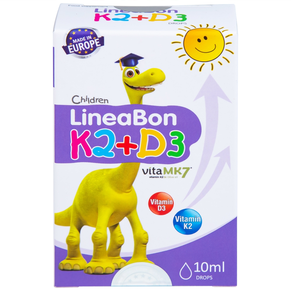Hình ảnh Dung dịch LineaBon K2+D3 ErgoPharm hỗ trợ bổ sung Vitamin (10ml)