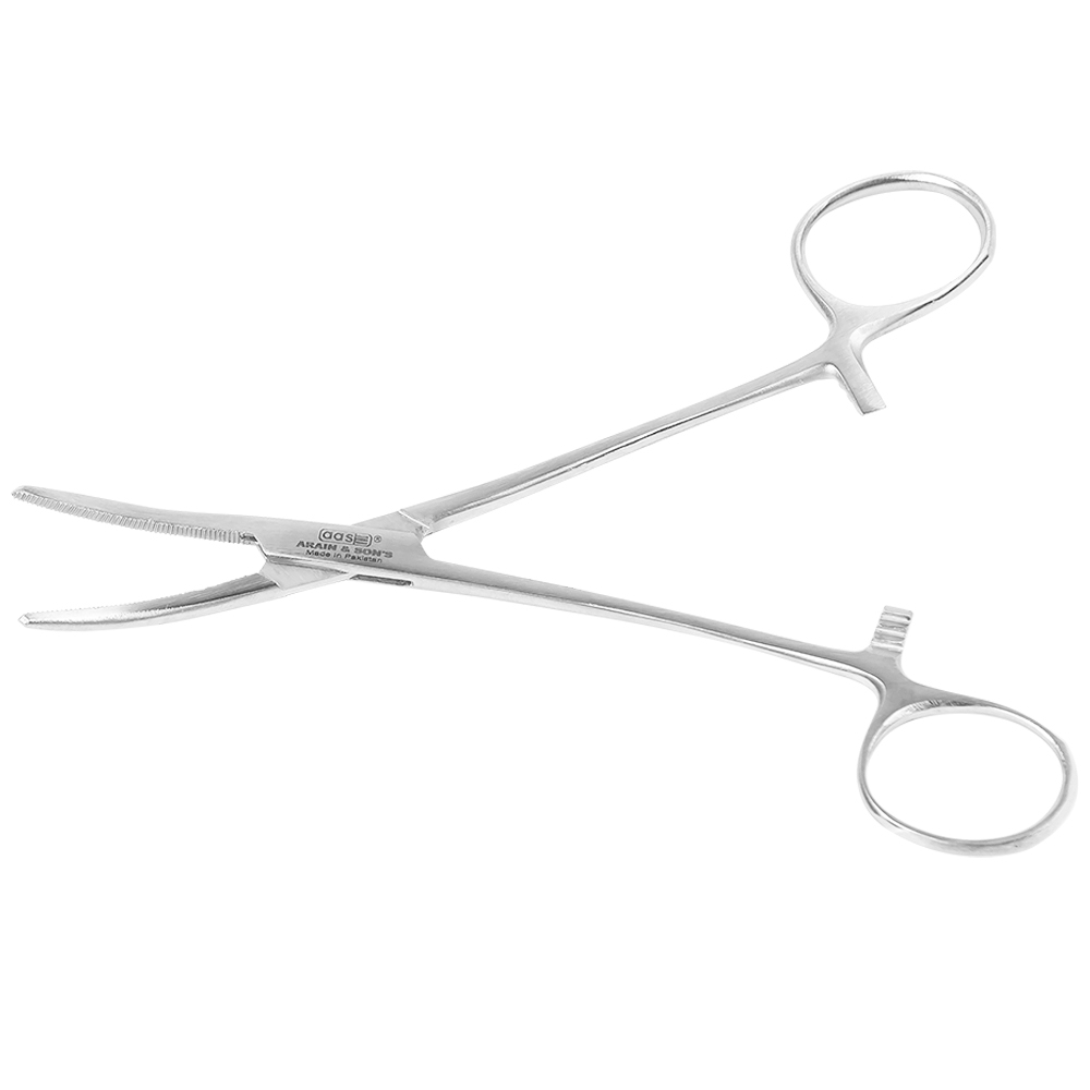 Hình ảnh Pen gắp cong không mấu Electro Bismed dùng kẹp bông băng, băng gạc rửa vết thương (1 cái x 16cm)