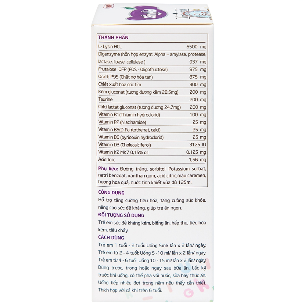 Hình ảnh Siro Ginkid Ăn Ngon 11X Gold GINIC hỗ trợ kích thích tiêu hóa (125ml)