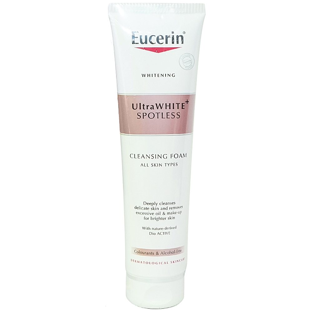 Hình ảnh Sữa rửa mặt dịu nhẹ Eucerin Ultra White+ Spotless Gentle Cleansing Foam dành cho mọi loại da (150g)