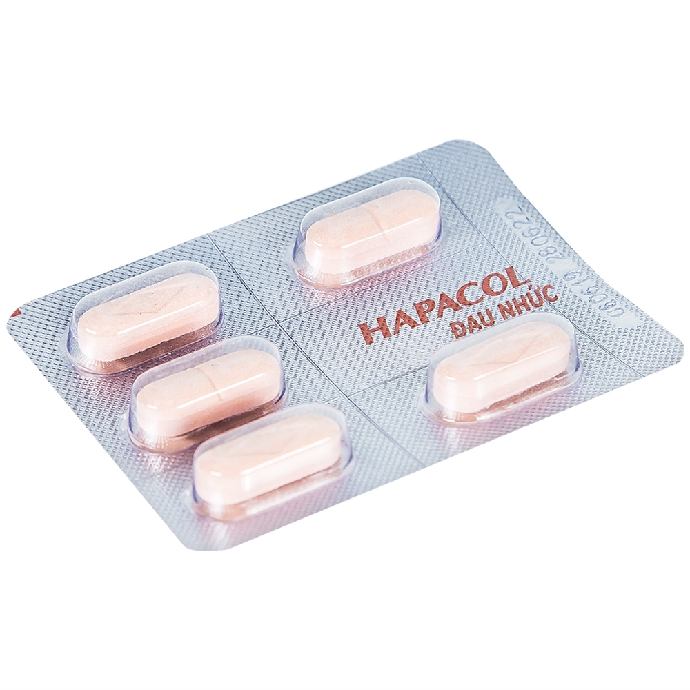 Hình ảnh Thuốc Hapacol Đau Nhức DHG giảm đau, kháng viêm (10 vỉ x 5 viên)