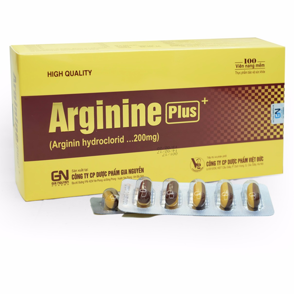 Hình ảnh Viên uống Arginine Plus Gia Nguyễn hỗ trợ tăng cường chức năng gan (10 vỉ x 10 viên)