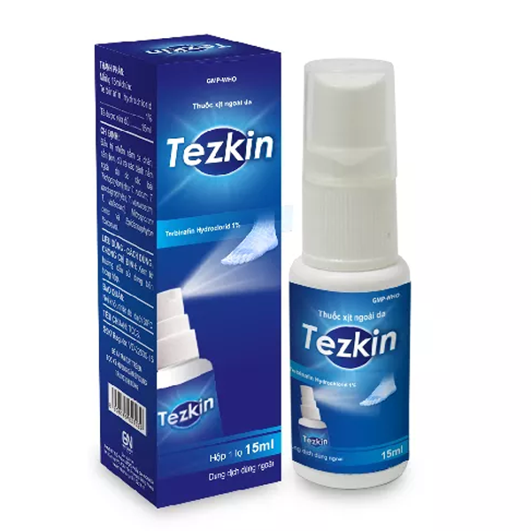 Hình ảnh Thuốc xịt Tezkin Gia Nguyễn điều trị các bệnh về nấm (15ml)
