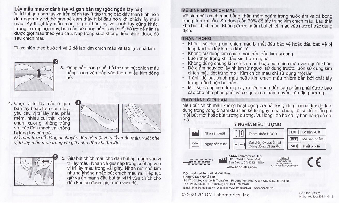 Hình ảnh Máy đo đường huyết On Call Plus ACON - không kèm que