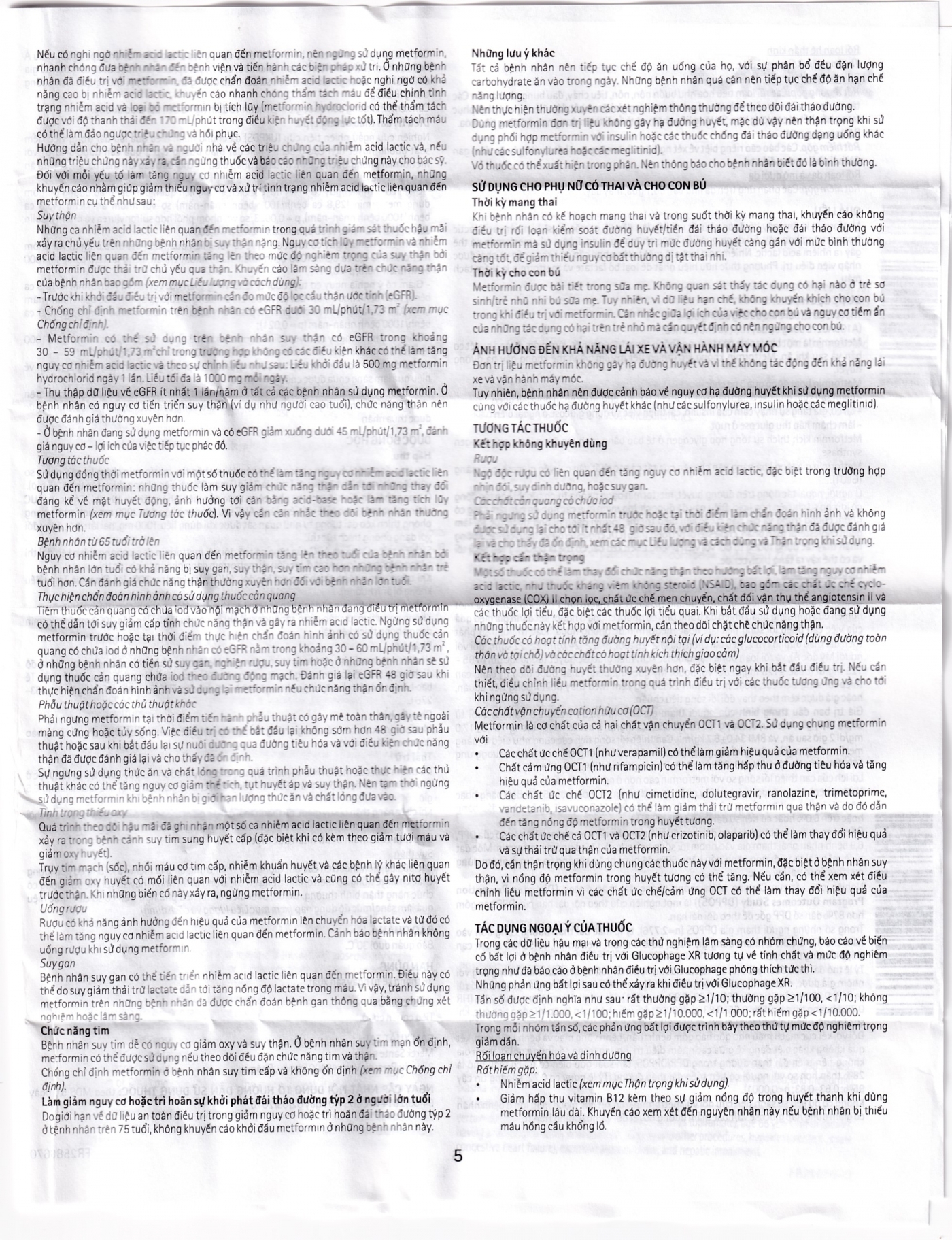 Hình ảnh Thuốc Glucophage XR 500mg Merck điều trị tiểu đường típ 2 (4 vỉ x 15 viên)