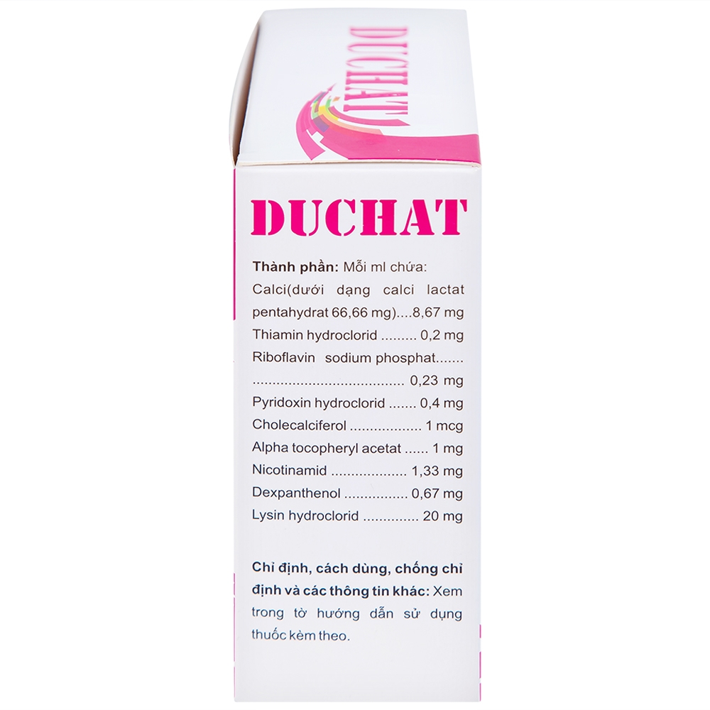 Hình ảnh Dung dịch uống Duchat CPC1 dự phòng trường hợp thiếu Vitamin và Acid Amin (4 vỉ x 5 ống x 7.5ml)