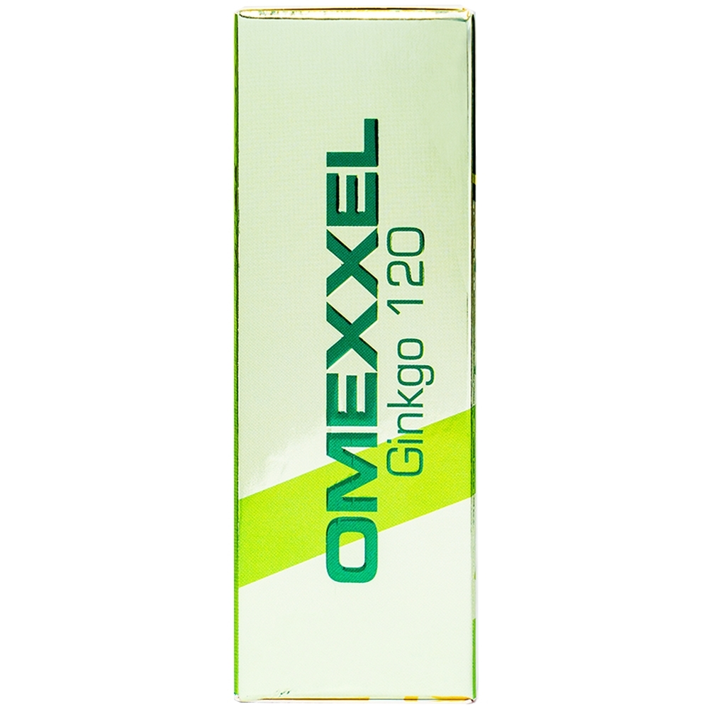 Hình ảnh Viên uống Omexxel Ginkgo 120 ExxelUSA hỗ trợ cung cấp dưỡng chất cho não và cơ thể (3 vỉ x 10 viên)
