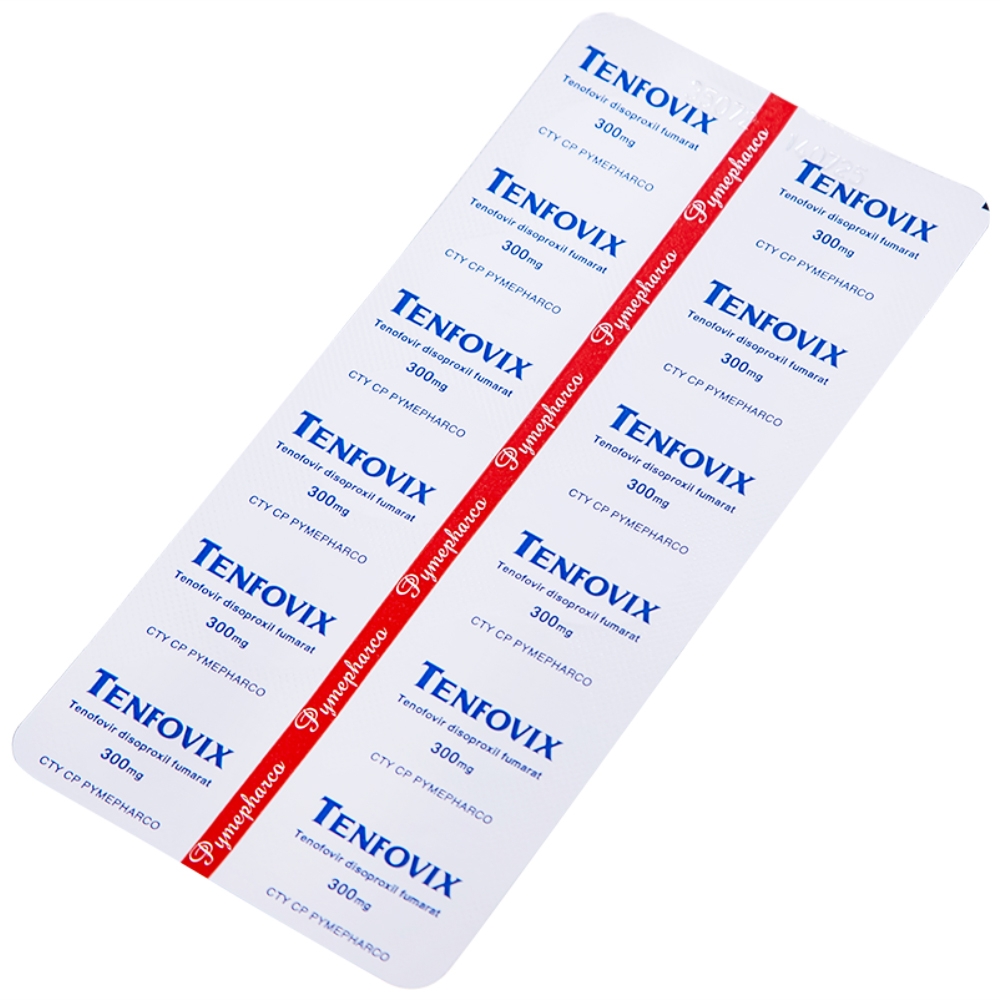 Hình ảnh Thuốc Tenfovix điều trị nhiễm HIV, viêm gan siêu vi B (3 vỉ x 10 viên)