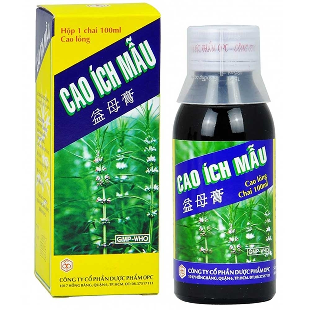 Hình ảnh Thuốc Cao Ích Mẫu OPC điều trị kinh nguyệt không đều (100ml)
