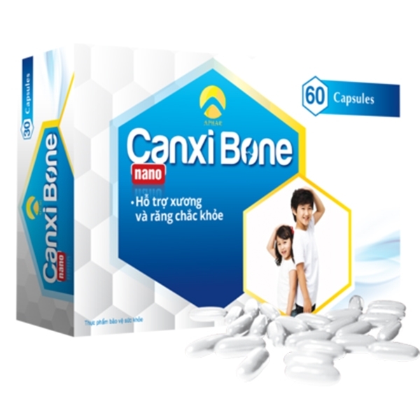 Hình ảnh Viên uống Canxi Bone Nano hỗ trợ xương và răng chắc khỏe (60 viên)