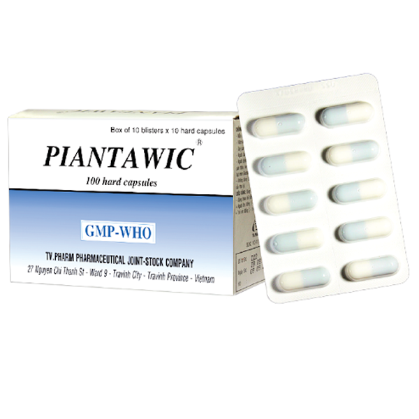 Hình ảnh Thuốc Piantawic TV.Pharm giảm các cơn đau cơ xương nhẹ đến trung bình, đau cổ (10 vỉ x 10 viên)