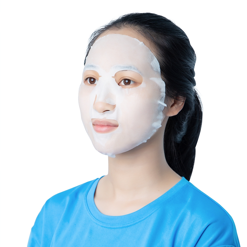 Hình ảnh Mặt nạ Dermal Green Tea Collagen Essence Mask dưỡng da dành cho mọi loại da (23g)