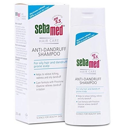 Hình ảnh Dầu gội Sebamed Anti-Dandruff Shampoo sạch gàu, giảm rụng tóc, nấm da đầu (200ml)