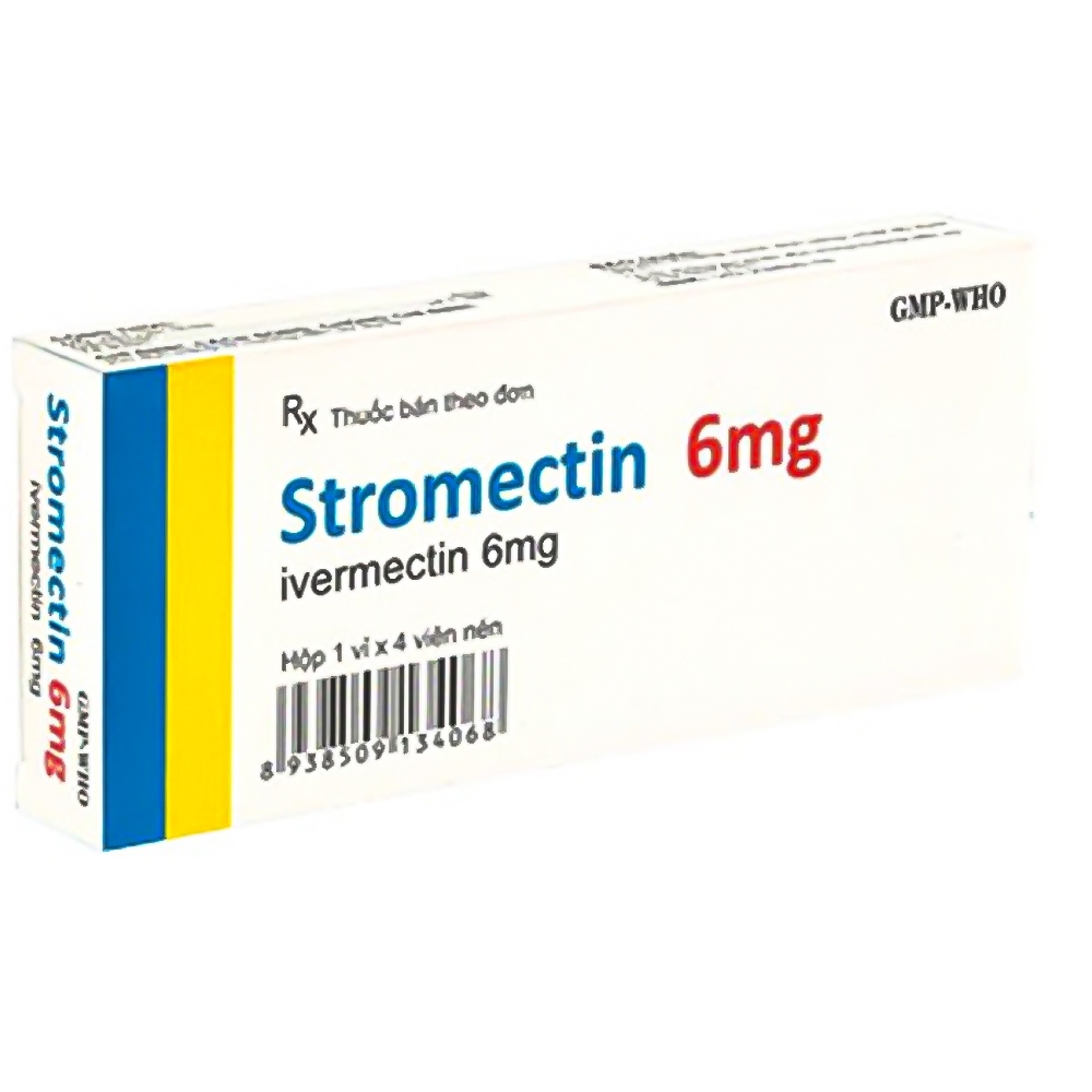 Hình ảnh Thuốc Stromectin 6mg Usarich Pharm điều trị các bệnh giun (4 viên)