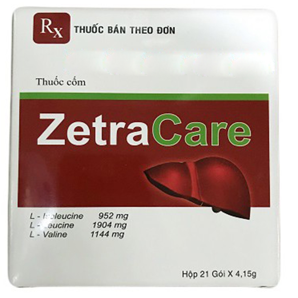 Hình ảnh Thuốc Zetracare Cophavina cải thiện suy giảm albumin người suy gan (21 gói x 4.15g)