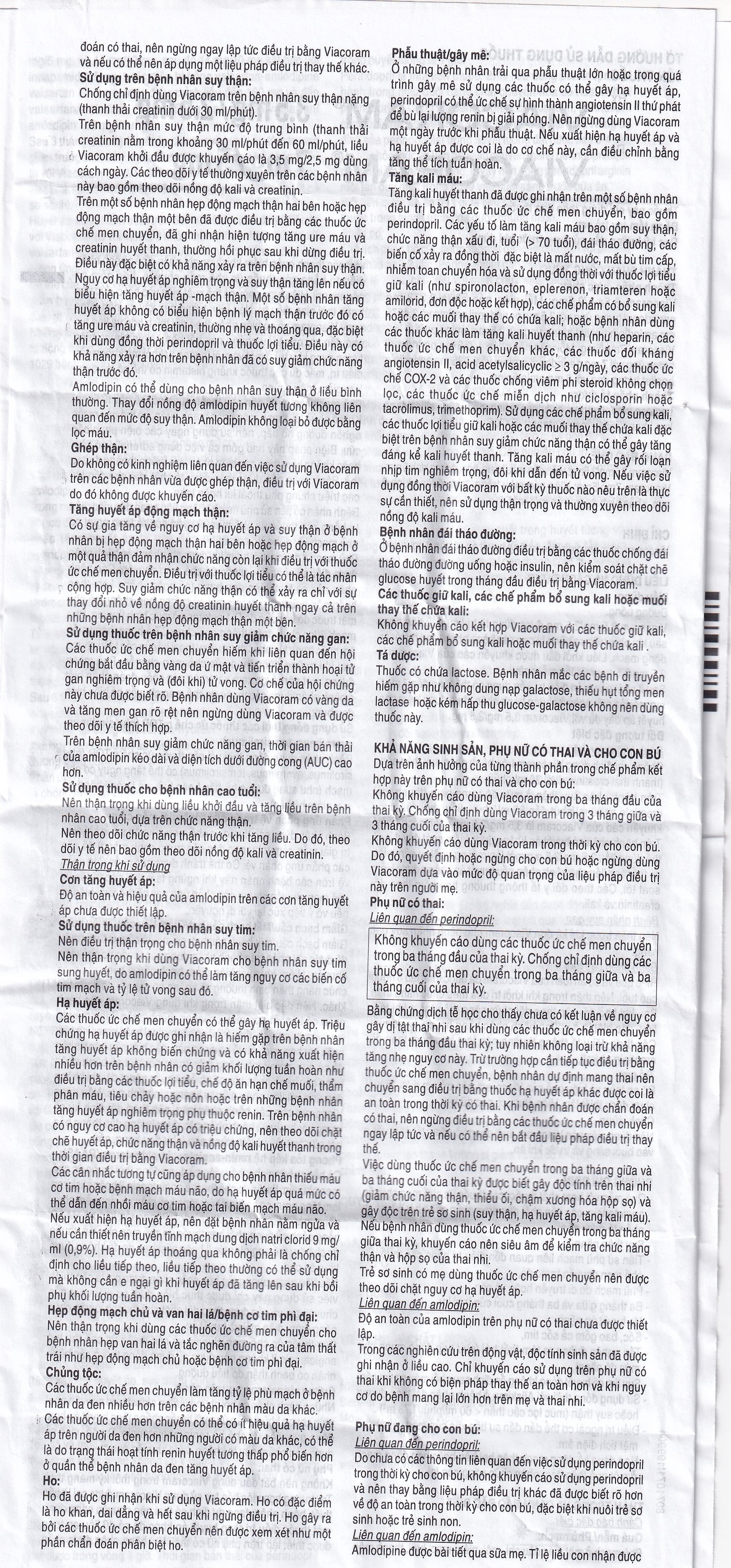 Hình ảnh Thuốc Viacoram 7mg/5mg Servier điều trị tăng huyết áp vô căn (30 viên)