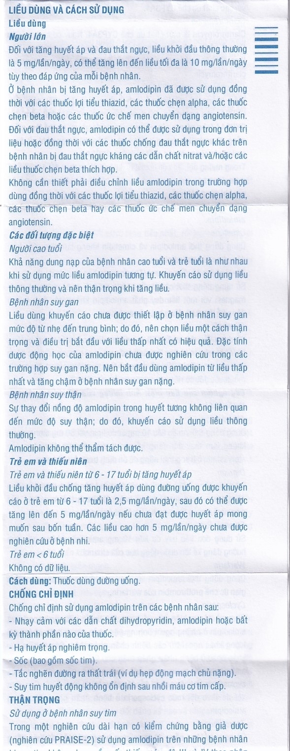 Hình ảnh Thuốc Pyme-Am5 Pymepharco điều trị tăng huyết áp (10 vỉ x 14 viên)