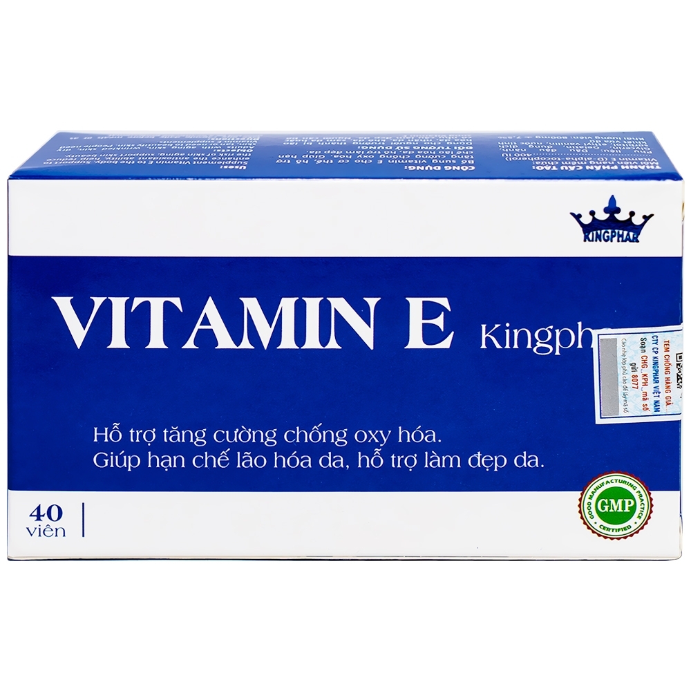 Hình ảnh Thực phẩm bảo vệ sức khỏe Vitamin E Kingphar