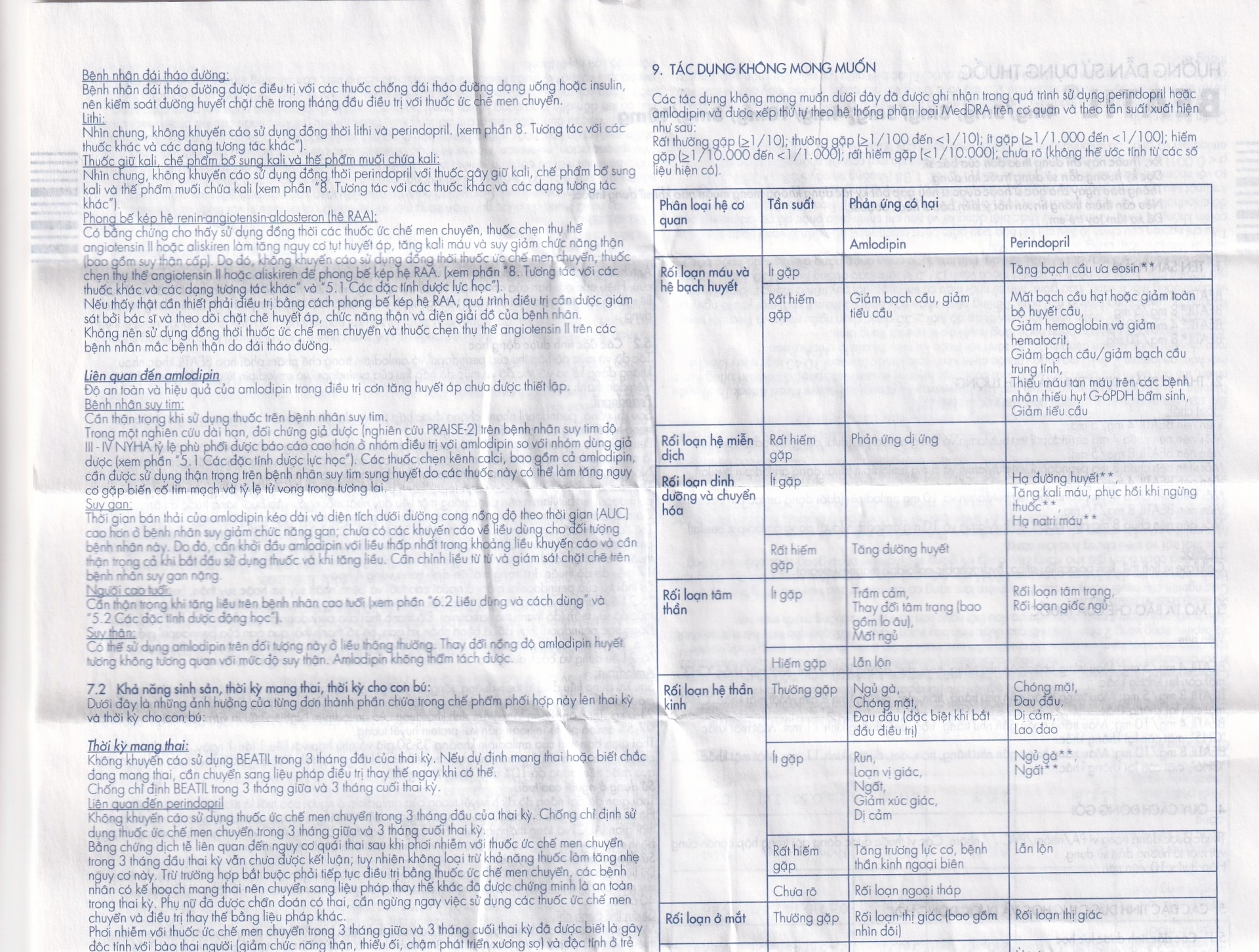 Hình ảnh Thuốc Beatil 4mg/5mg Gedeon điều trị tăng huyết áp vô căn, bệnh mạch vành ổn định (3 vỉ x 10 viên)