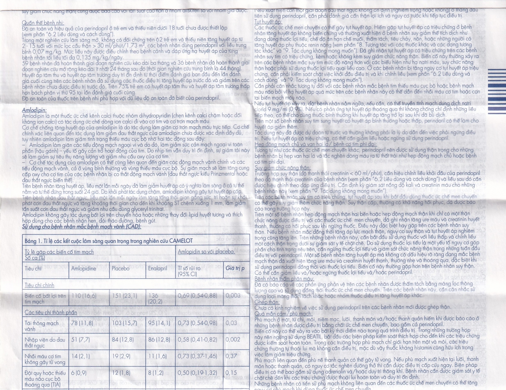 Hình ảnh Thuốc Beatil 4mg/5mg Gedeon điều trị tăng huyết áp vô căn, bệnh mạch vành ổn định (3 vỉ x 10 viên)