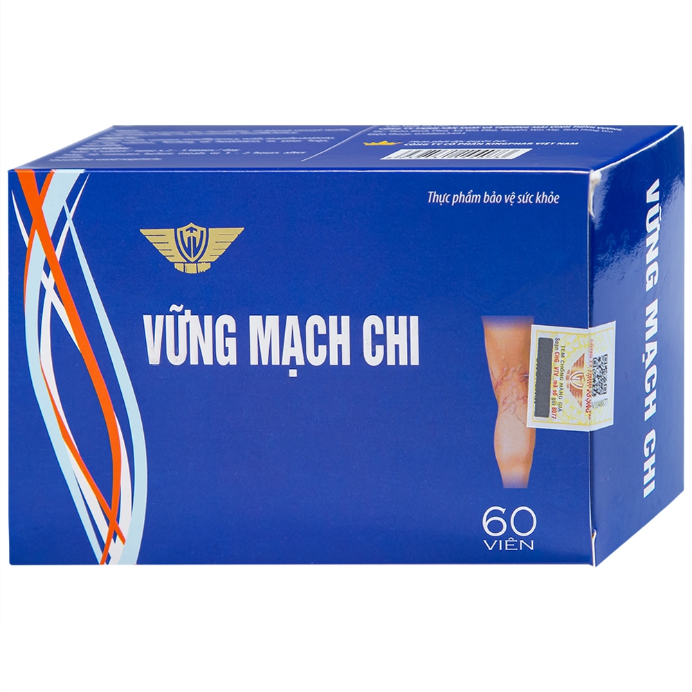 Hình ảnh Viên uống Vững Mạch Chi Kingphar hỗ trợ tăng tính bền thành mạch, giảm nguy cơ suy tĩnh mạch (6 vỉ x 10 viên)