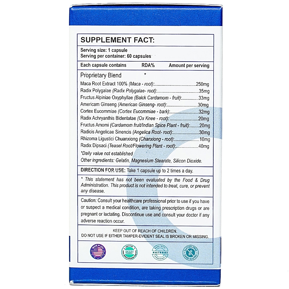 Hình ảnh Viên uống Maca M Male Power hỗ trợ bổ thận, tráng dương (60 viên)