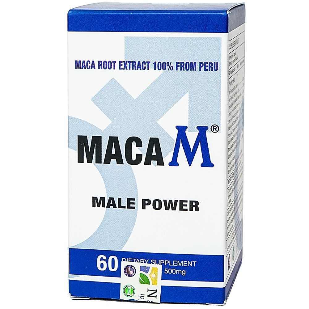 Hình ảnh Viên uống Maca M Male Power hỗ trợ bổ thận, tráng dương (60 viên)