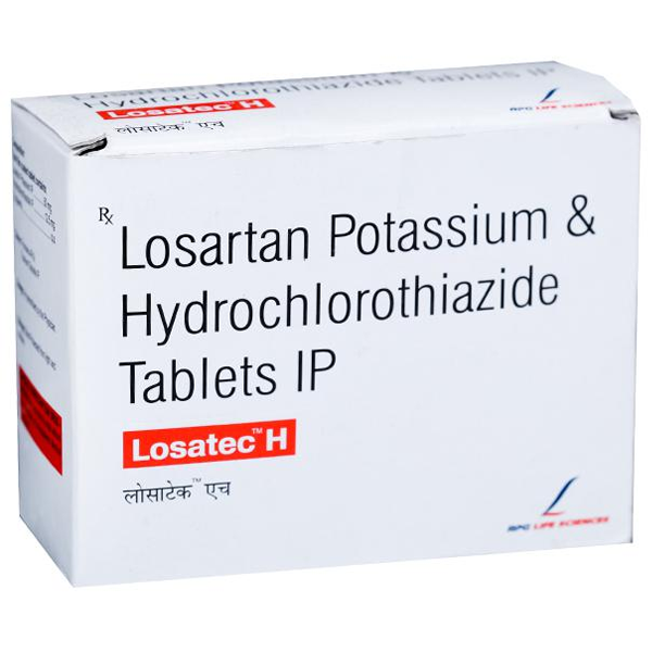 Hình ảnh Thuốc Losatec H 50mg RPG điều trị tăng huyết áp (3 vỉ x 10 viên)