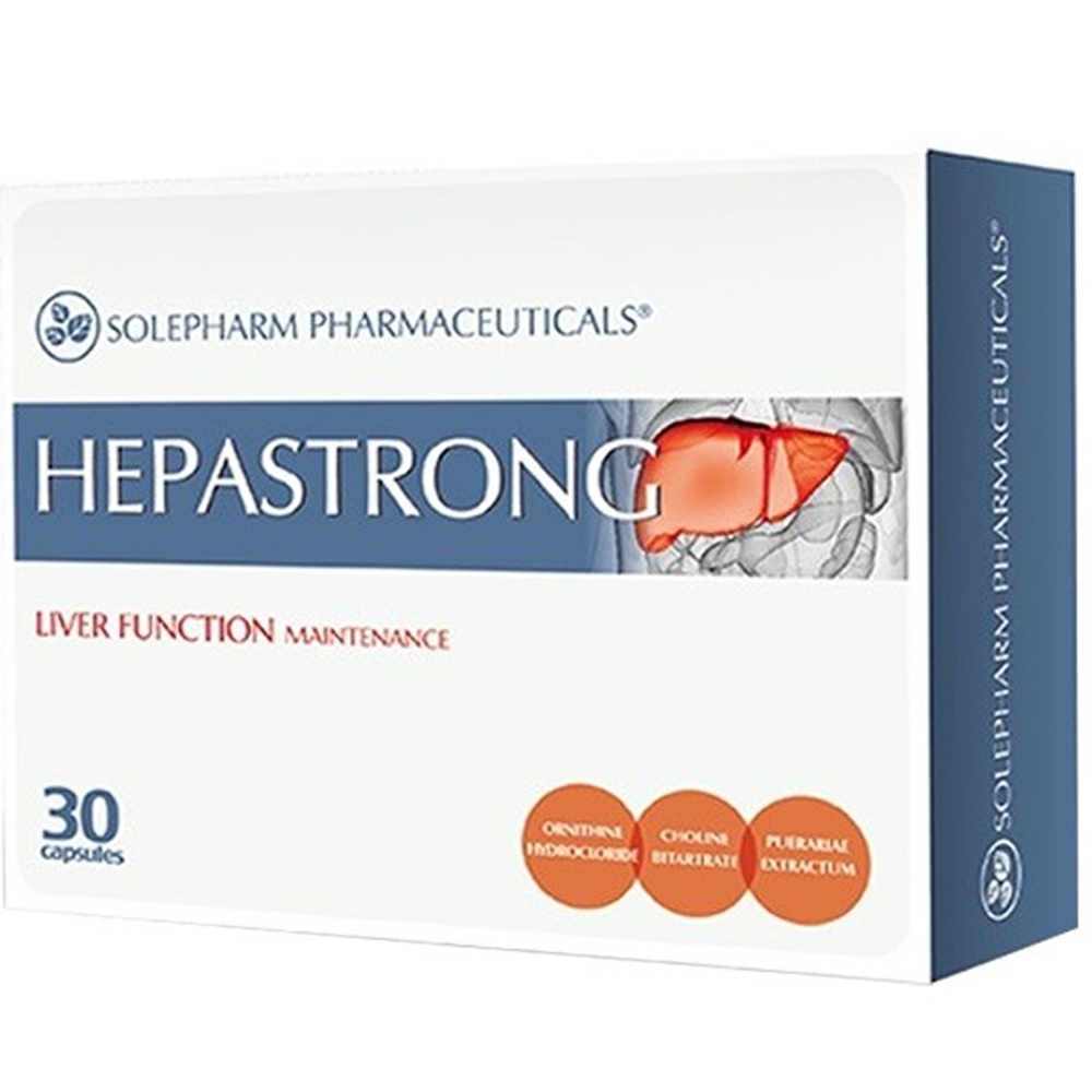 Hình ảnh Viên uống Hepastrong Solé Pharm giúp giải độc, bảo vệ và tăng cường chức năng gan (30 viên)
