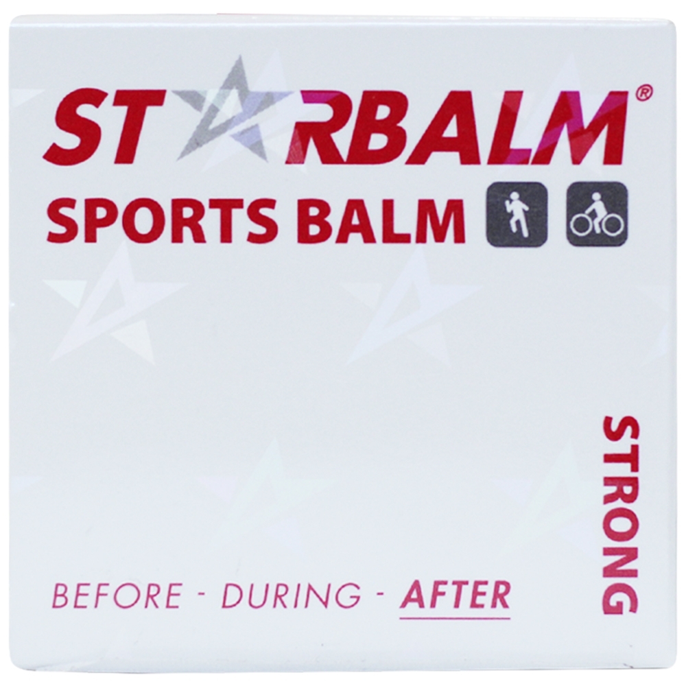 Hình ảnh Cao Starbalm Sports Balm trắng làm ấm cơ, giúp cơ thư giãn sau khi vận động dành cho da nhạy cảm (10g)