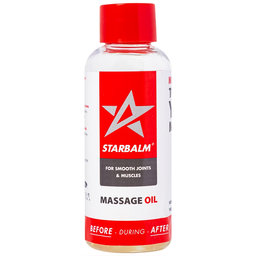 Hình ảnh Dầu xoa bóp Starbalm Massage Oil thư giãn, mát xa vùng cơ mỏi, lưu thông máu, giảm căng thẳng, mệt mỏi (50ml)