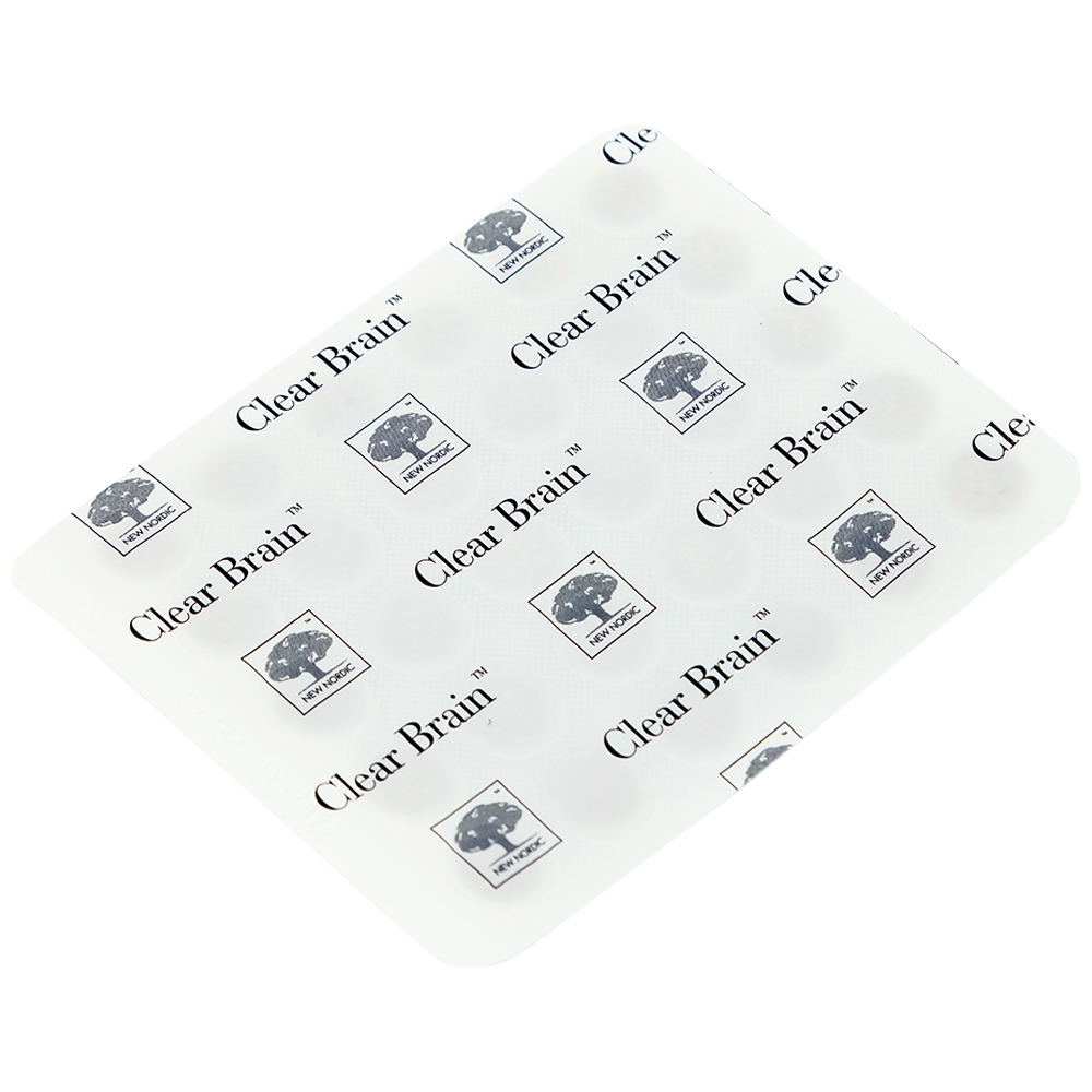 Hình ảnh Viên uống Clear Brain New Nordic tăng cường trí não, bổ não (1 vỉ x 30 viên)