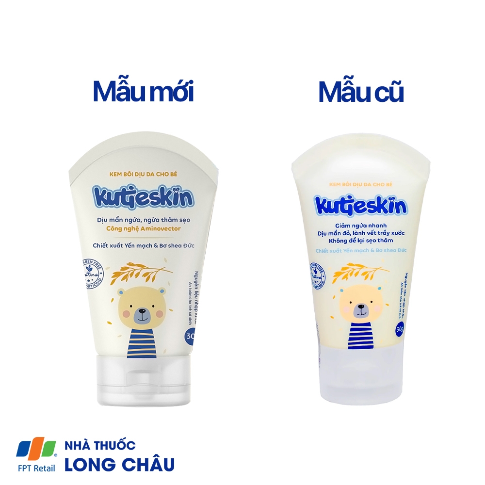 Hình ảnh Kem bôi dịu da cho bé Kutieskin giảm mẩn ngứa, ngừa thâm sẹo (30g)