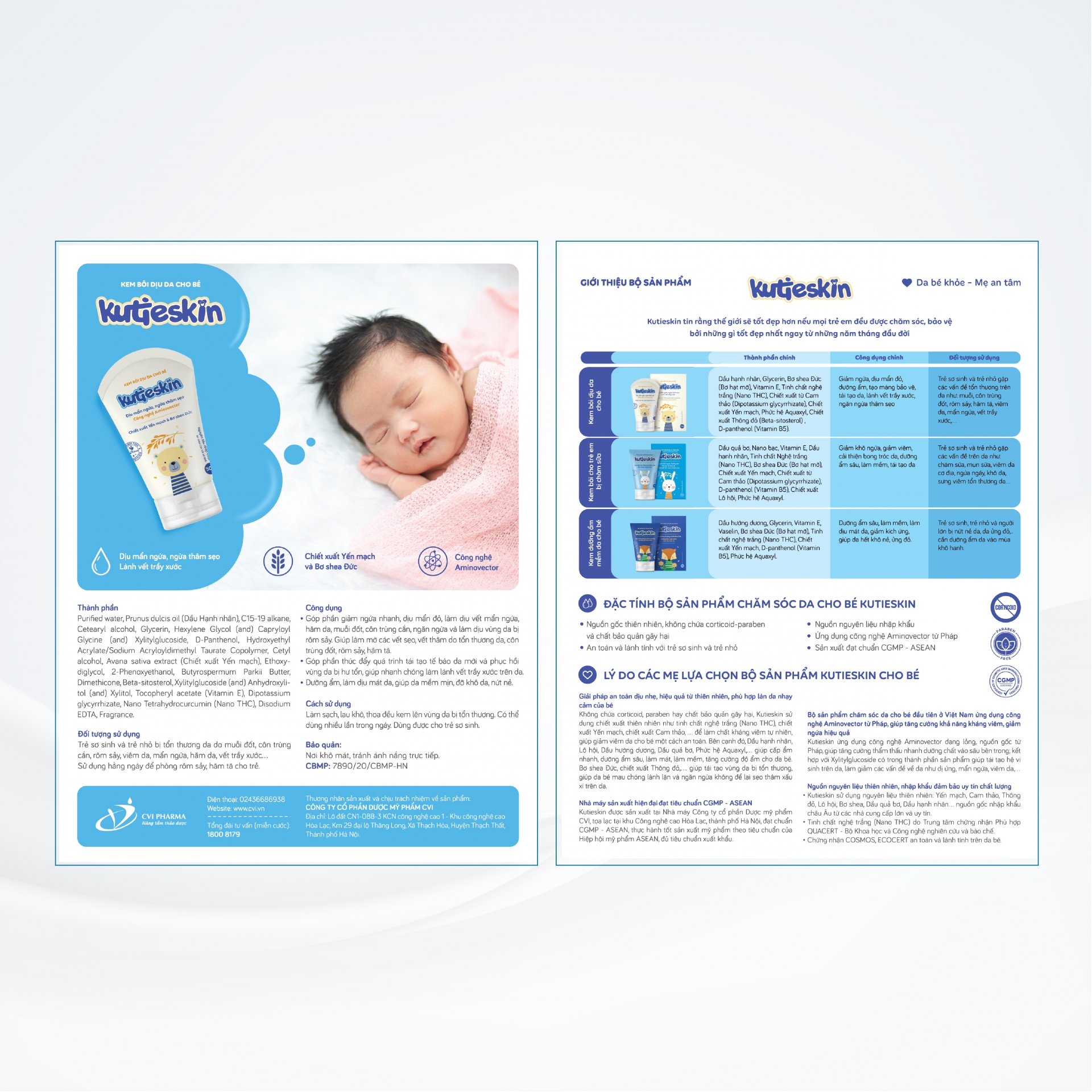 Hình ảnh Kem bôi dịu da cho bé Kutieskin giảm mẩn ngứa, ngừa thâm sẹo (30g)