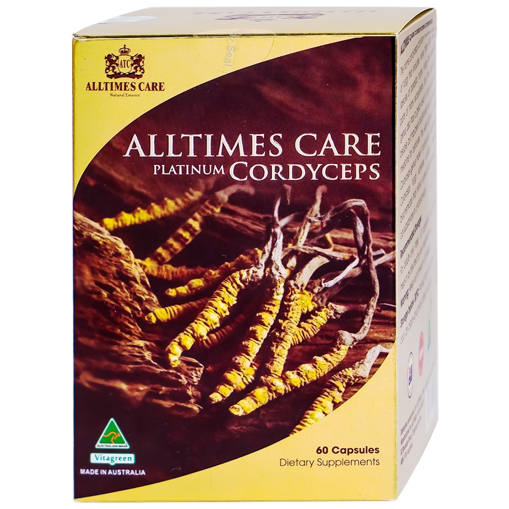 Hình ảnh Viên uống Alltimes Care Platinum Cordyceps tăng cường sức khoẻ, nâng cao sức đề kháng (60 viên)