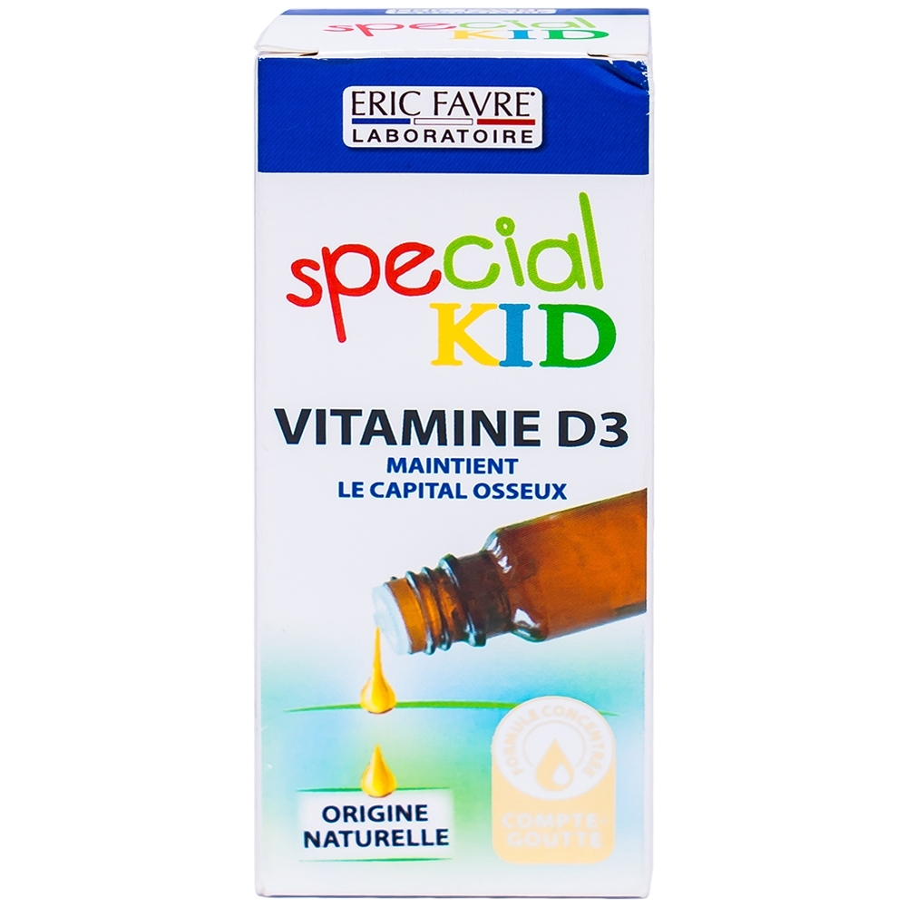 Hình ảnh Siro Special Kid Vitamine D3 hỗ trợ hấp thu Calci, phát triển xương và răng ở trẻ (20ml)