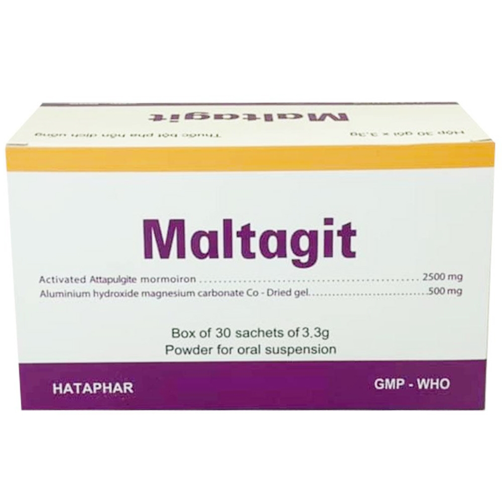 Hình ảnh Bột pha uống Maltagit điều trị triệu chứng đau thực quản - dạ dày, tá tràng (30 gói)